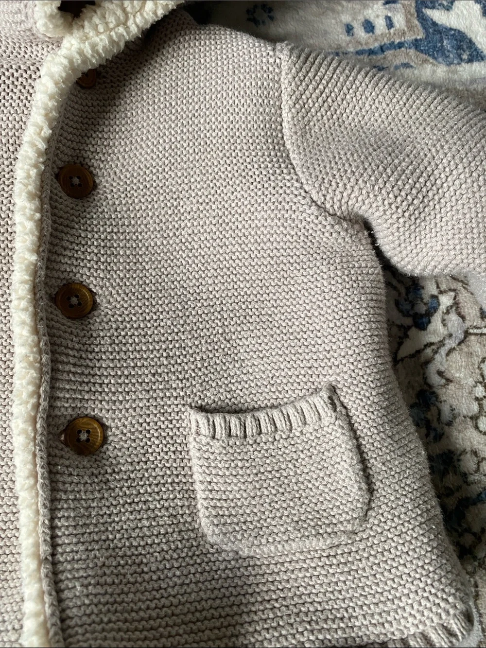 Carter’s Cozy Knit Baby Sherpa Hooded Jacket